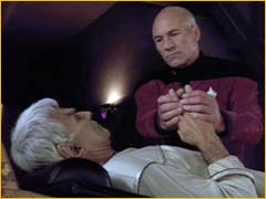 Sarek avec Picard à la fin de sa vie