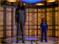 K'Ehleyr et Alexander sur l'USS Enterprise