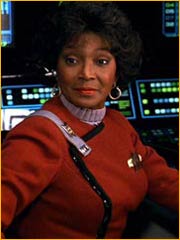 Uhura en 2293 sur l'USS Enterprise