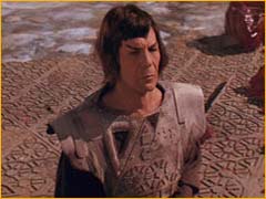 Spock se soumettant au rituel du Kolinahr sur Vulcain