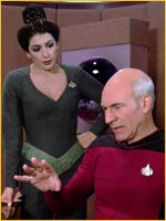 Picard et Deanna Troi