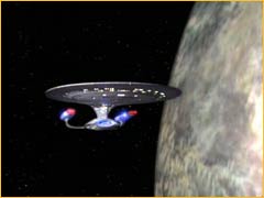 USS Enterprise en orbite de Turkana IV