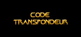 Les codes transpondeurs