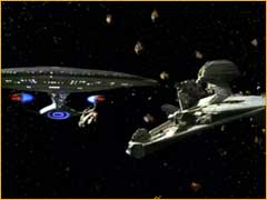 USS Enterprise face au Cleponji