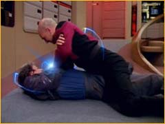 Enlévement de Picard par téléportation
