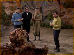 Excalbien, Kirk et Spock
