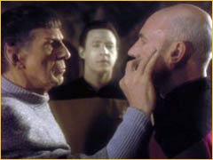 Fusion mentales entre Spock et Picard