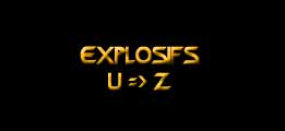 Explosif de U à Z