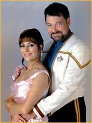 William Riker et Deanna Troi