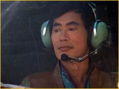 Sulu pilote d'hélicoptère