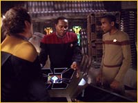 O'Brien, Sisko et Jake