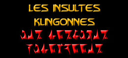 Les Insultes Klingonnes